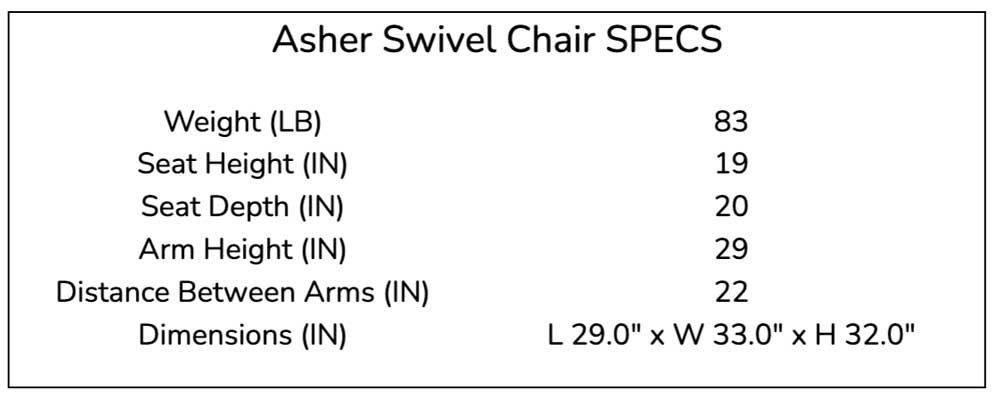 Asher Swivel Chair