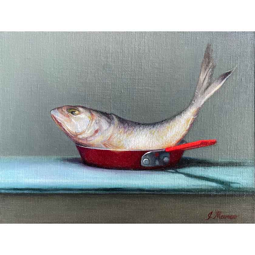 Fish Tale- Oil Painting 11x14