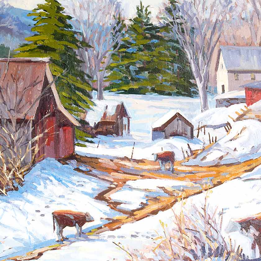 VT landscape oil painting by Lynn VanNatta