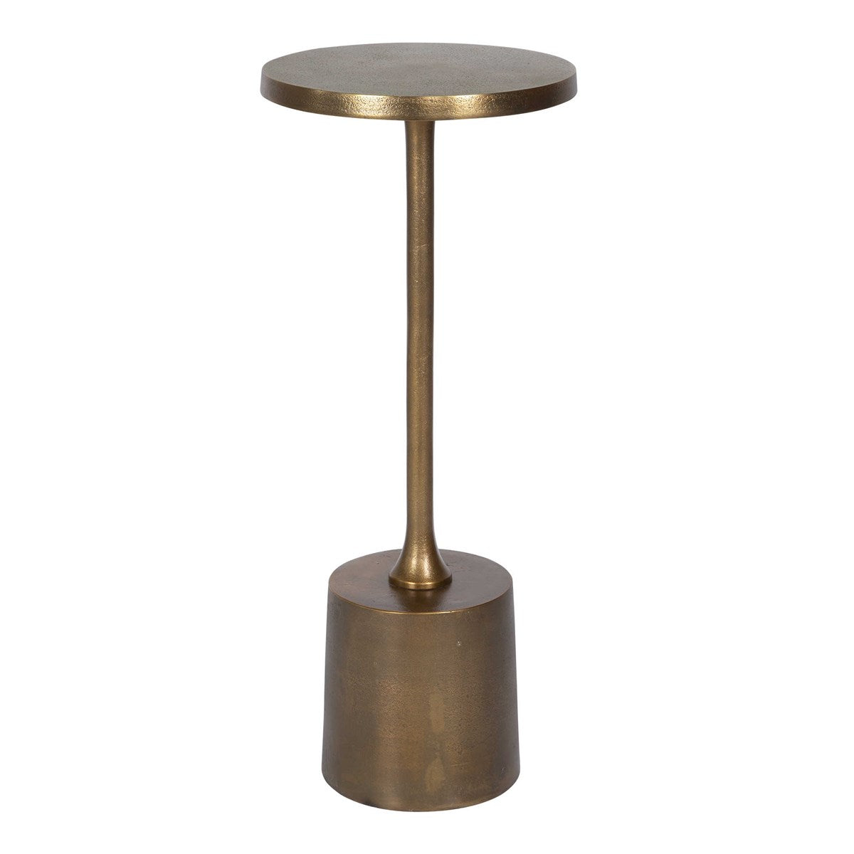 Gold Drink Accent Table
