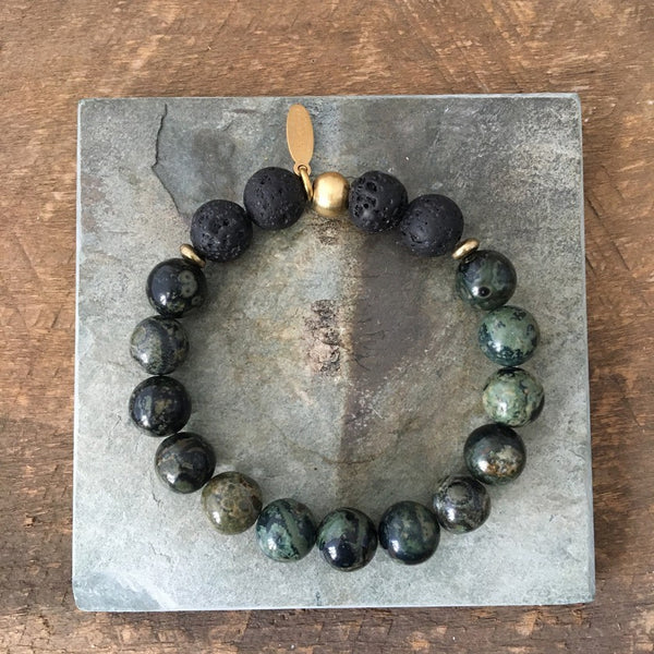 Semi-Precious Diffuser Bracelet - 10mm - DaVallia