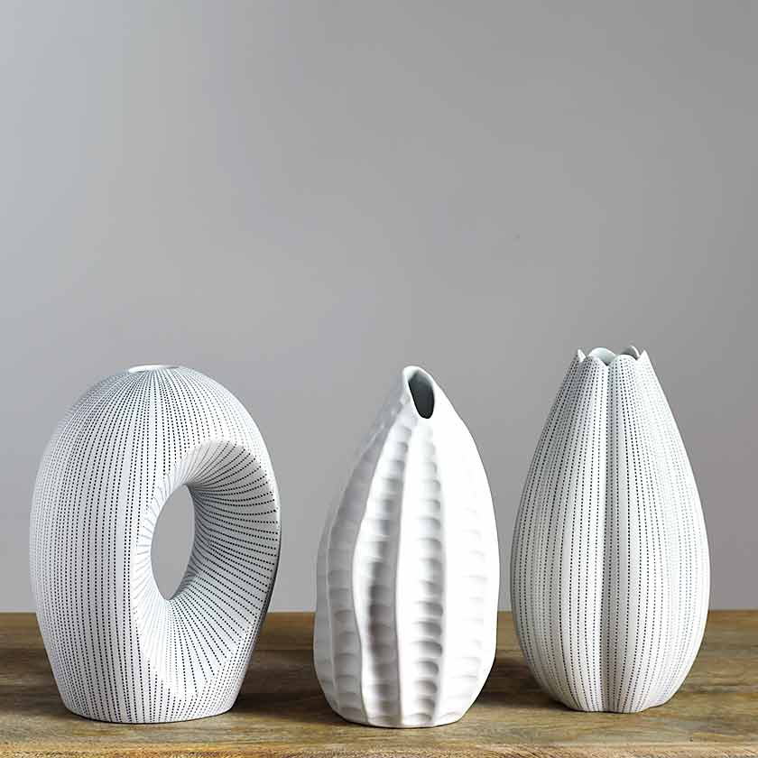 Seed Pod Porcelain Vase