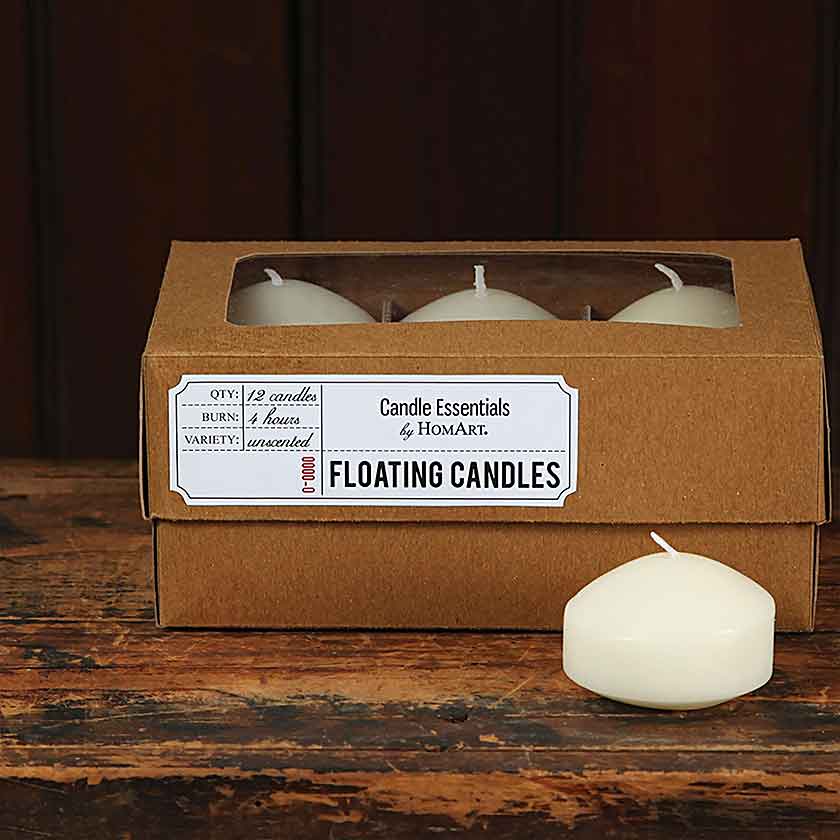 Floating Candles-Box of 12