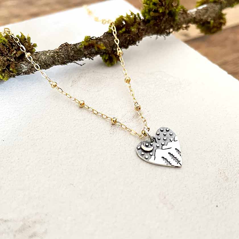 Heart Mountain Necklace