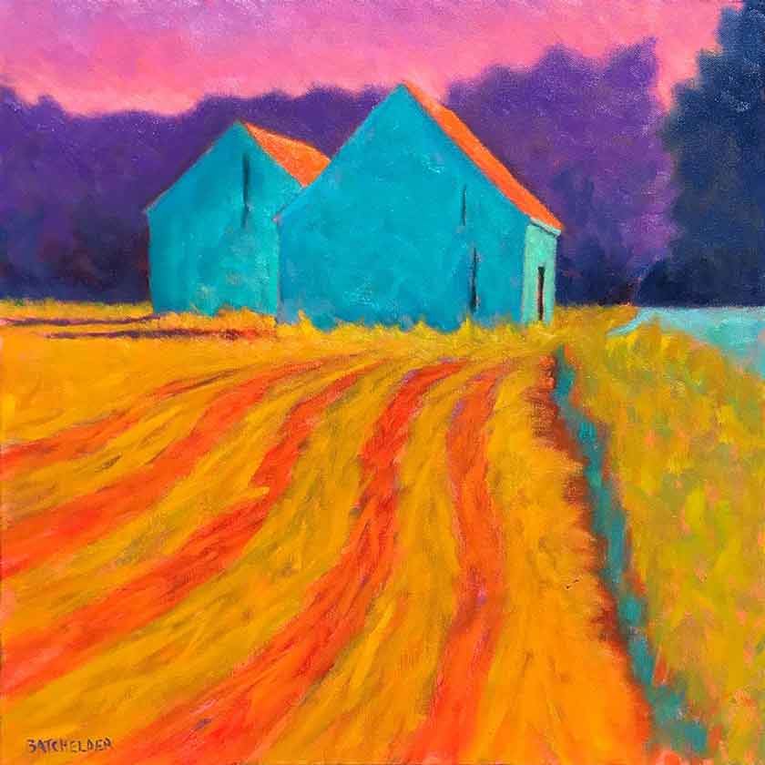 VT barn painting by artist Peter Batchelder