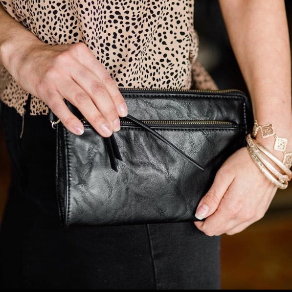 Women's Vintage-Inspired Vegan Leather Bag