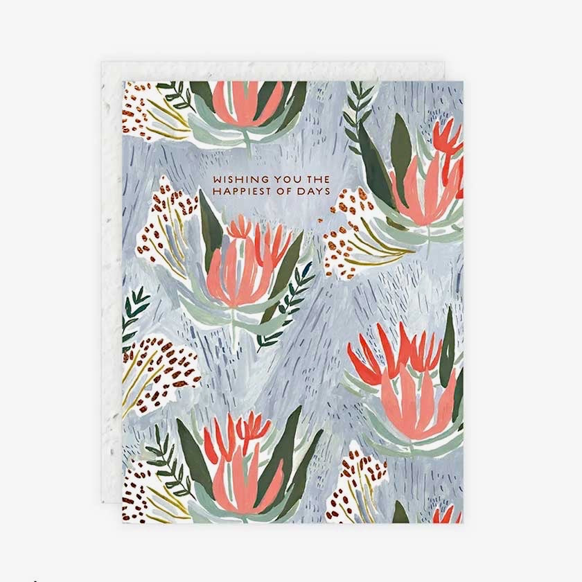 Floral Seedlings Cards