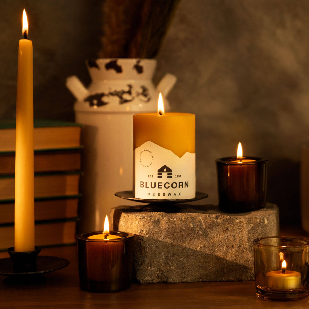 Pure Beeswax Tea Light Candles