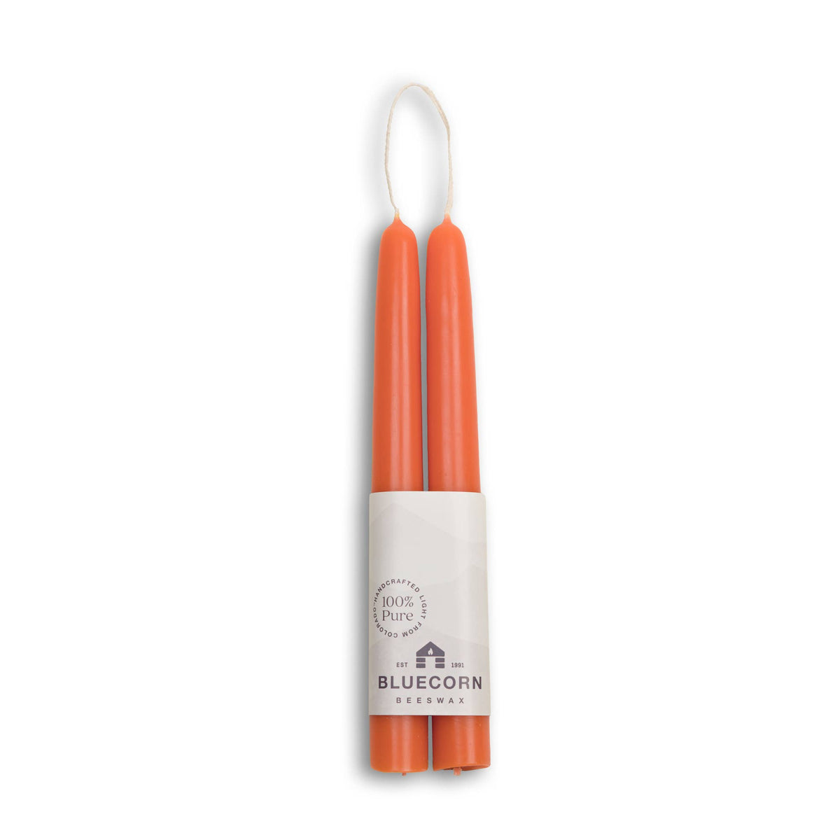 12" Beeswax Taper Candles