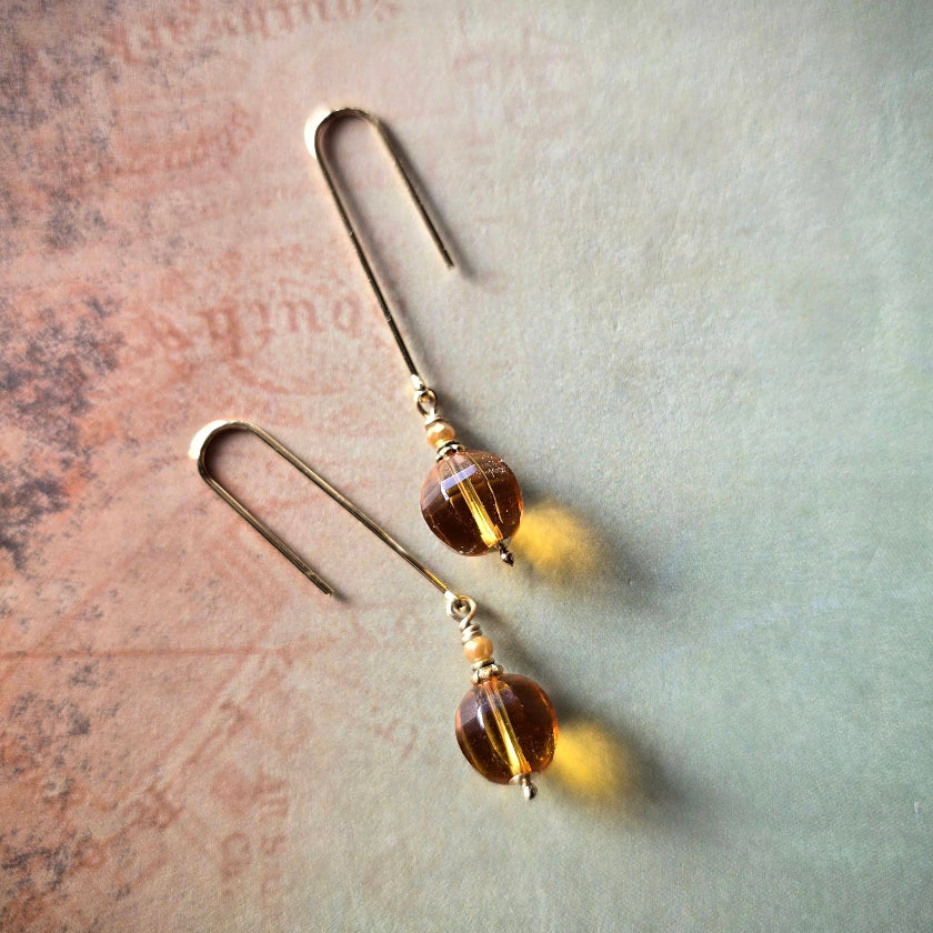 Citrine Quartz Earrings