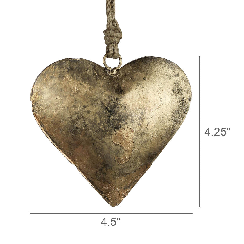 Brass Heart Ornament