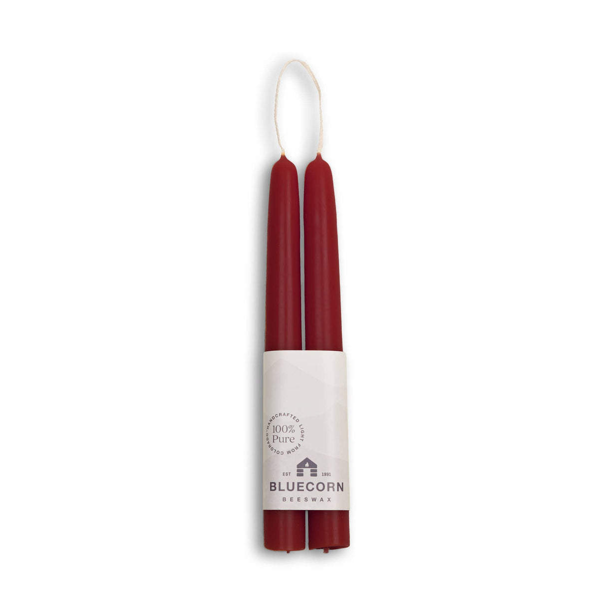 12" Beeswax Taper Candles