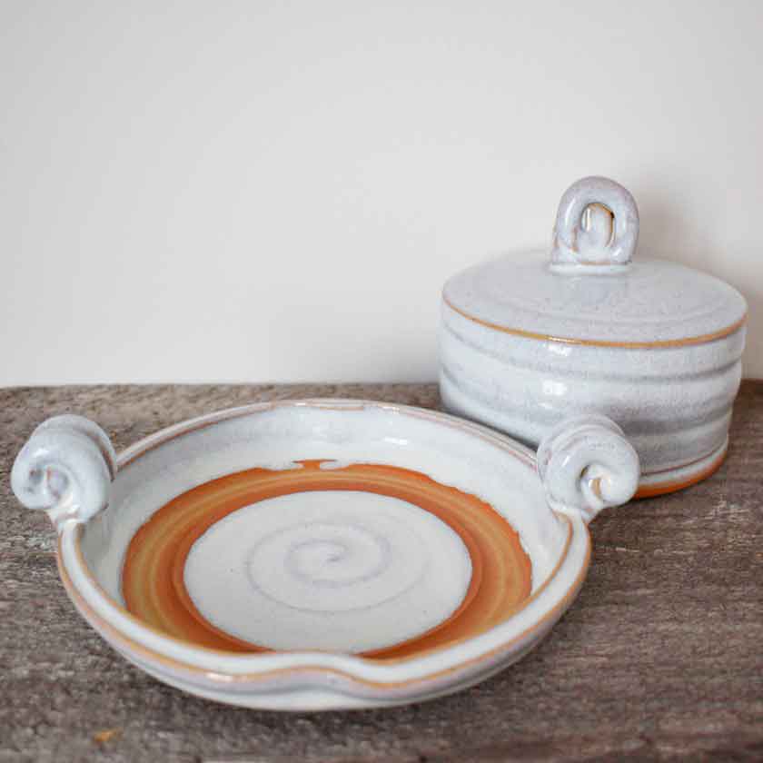 Ceramic Butter Dish With Lid