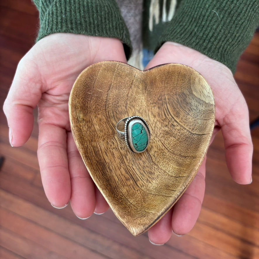 Wooden Heart Bowl