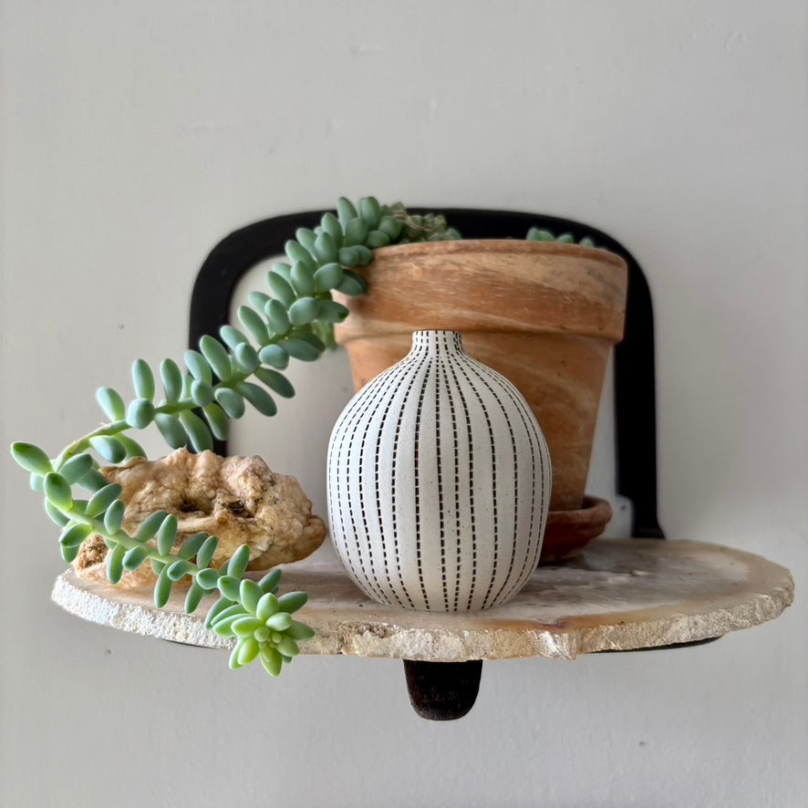 Organic Porcelain Bud Vase-Small