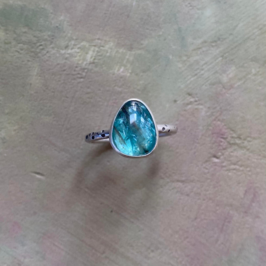 Green Apatite Ring #2