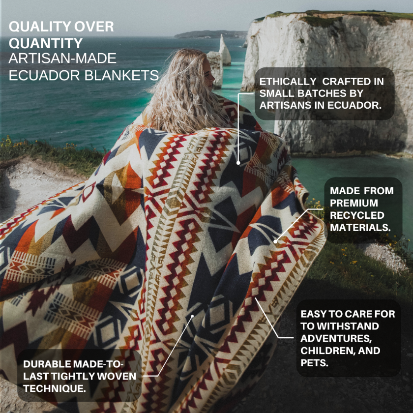 Quichua Blanket - Evergreen Autumn