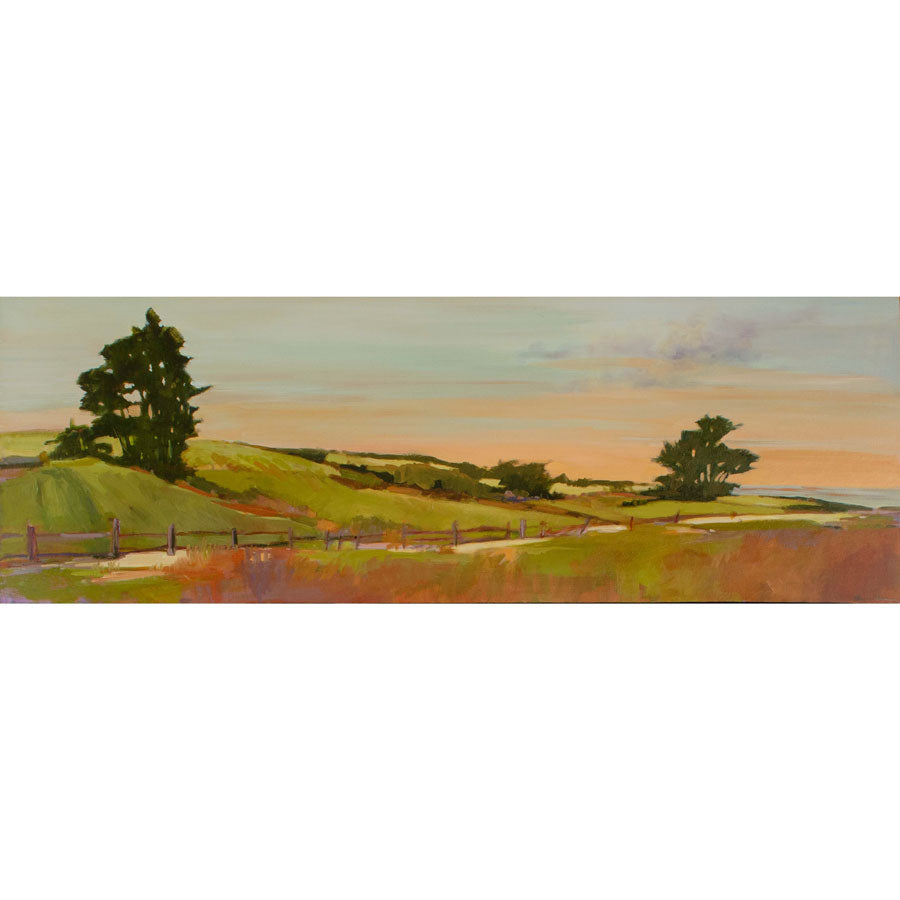 Road to the Pond -Oil Painting 12x36