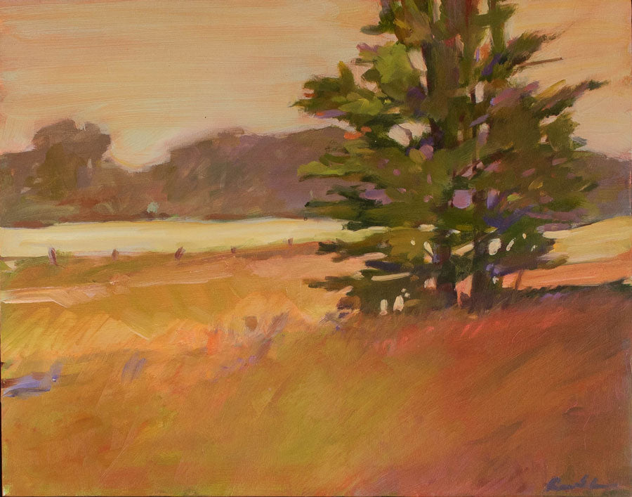Turning to Autumn -Oil Painting 11x14