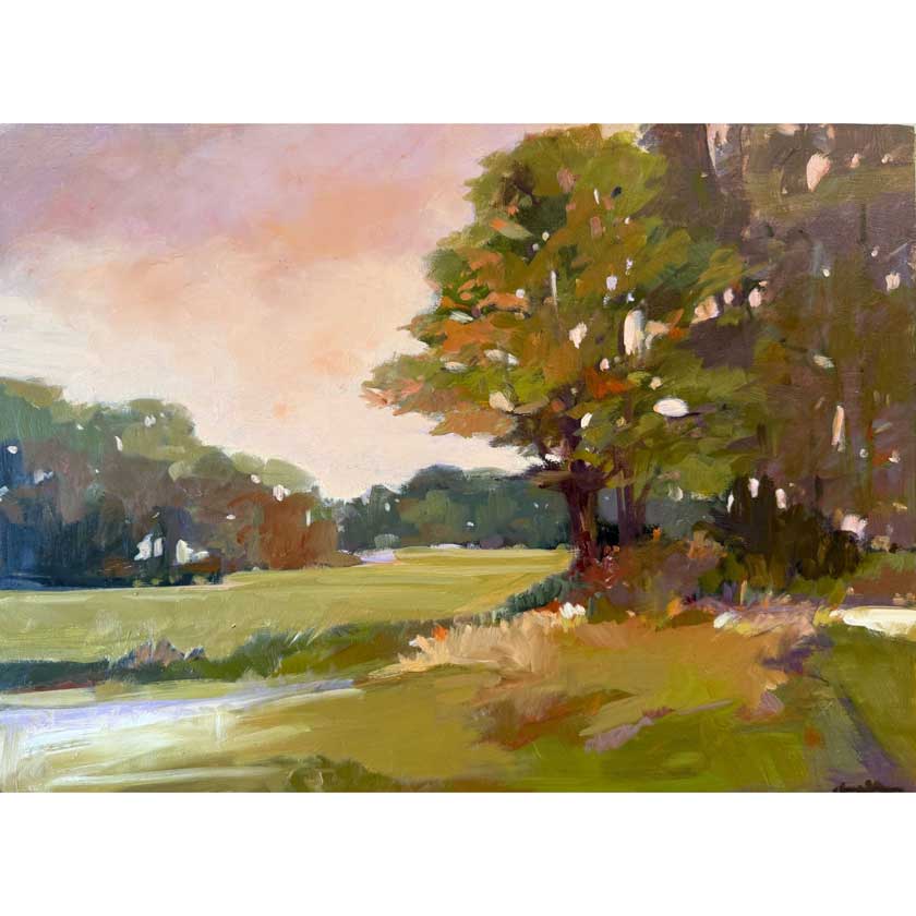 oil painting is by New England based artist Anne Besse-Shepherd