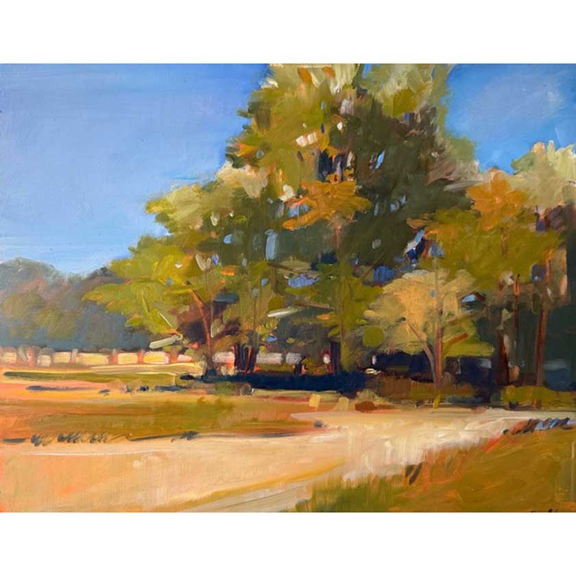 oil painting is by New England based artist Anne Besse-Shepherd