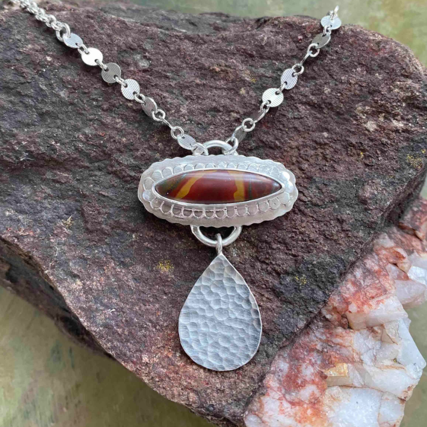 Aztec Blanket Jasper Necklace