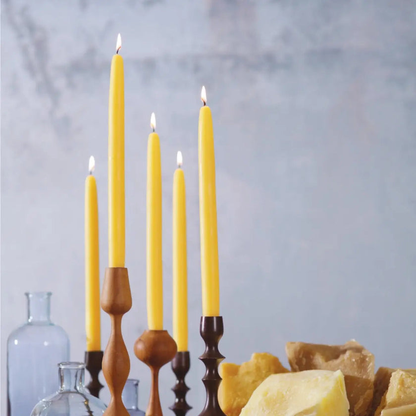 Beeswax Taper Candles