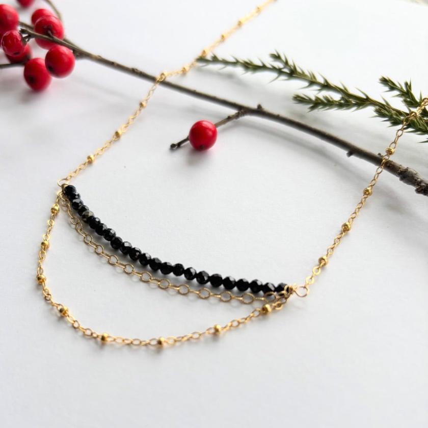 Black-onyx-layered-necklace