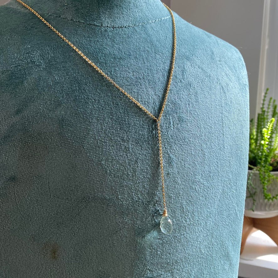 Faux Lariat Necklace