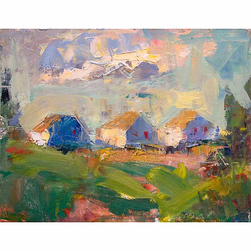 Plein-air painting by Vermont artist, Mary Giammarino