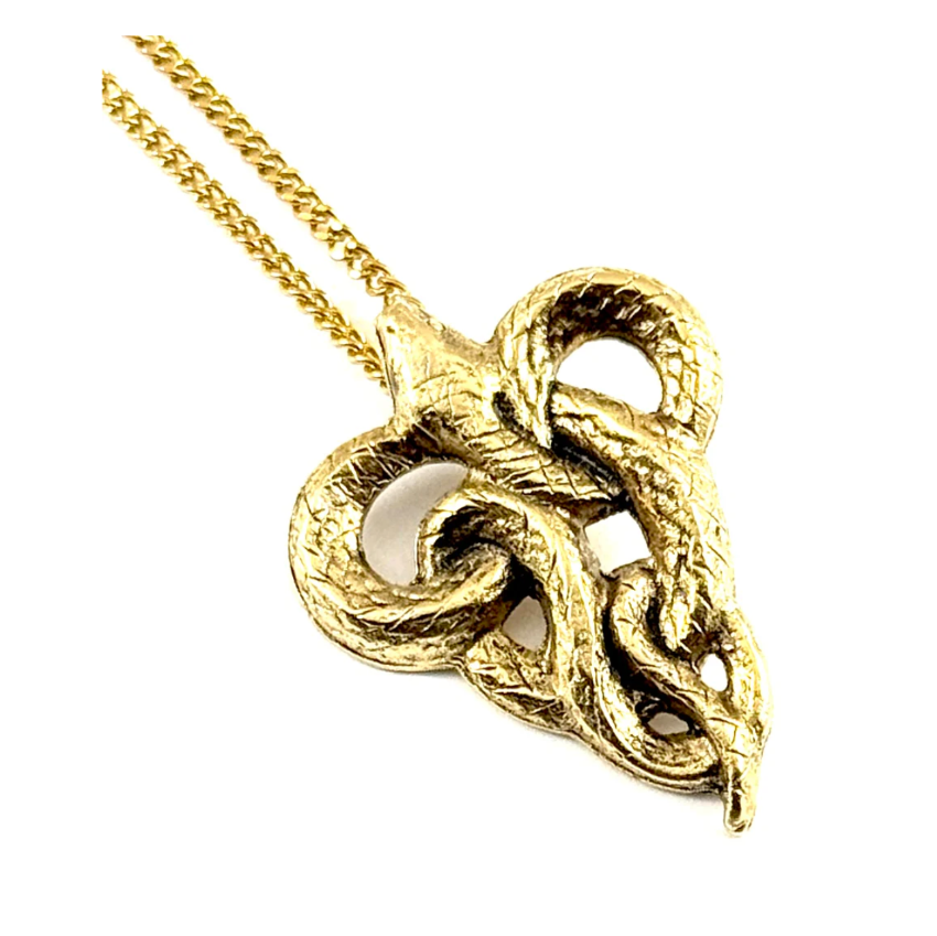 vintage-gold-snake-necklace