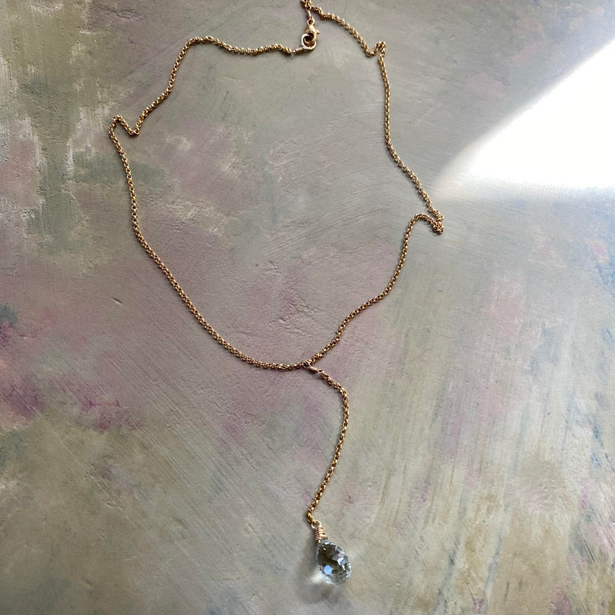 Faux Lariat Necklace