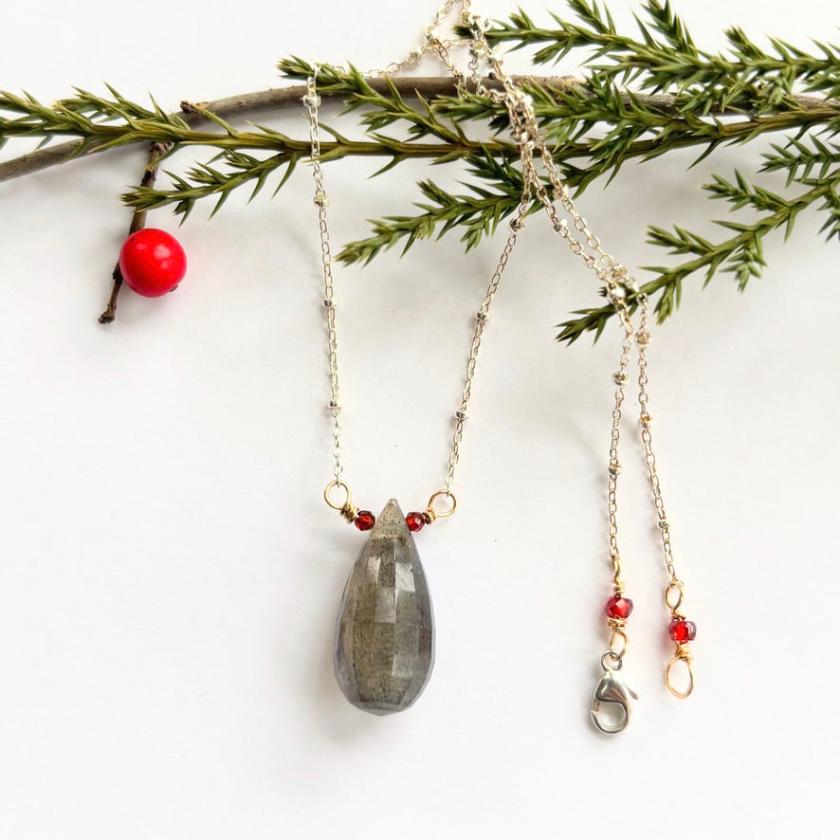 Faceted Labradorite Necklace