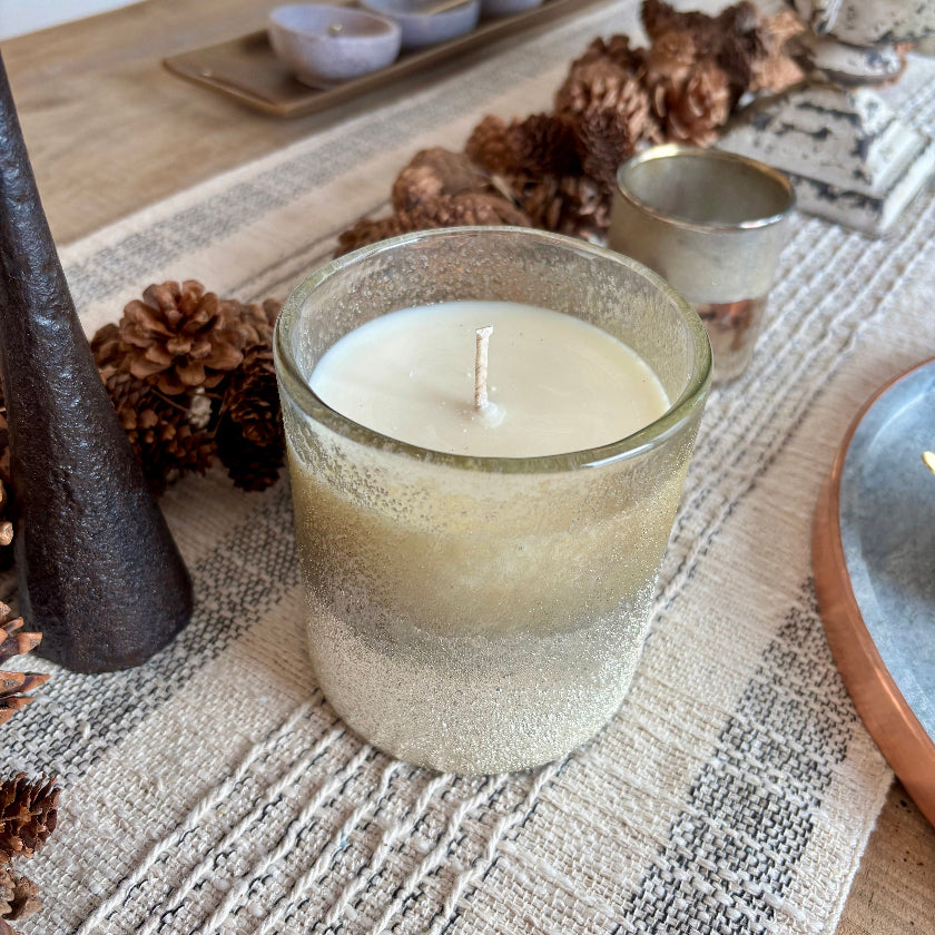 Fraser Fir Silver foiled Jar Candle