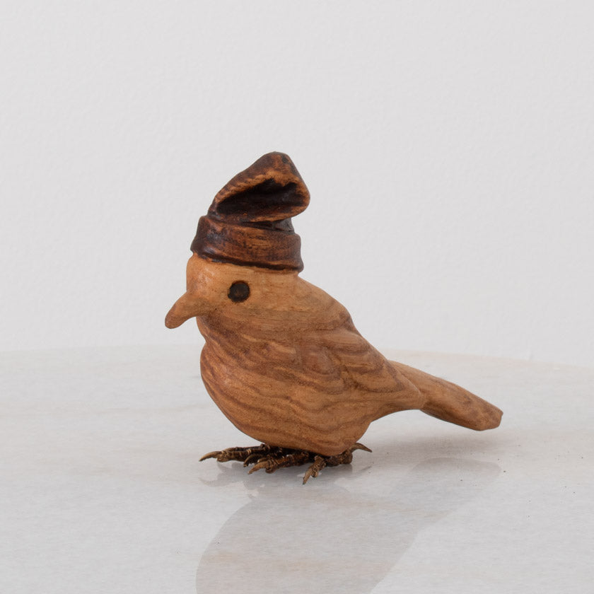 Snow Birds -Hardwood Bird Sculpture
