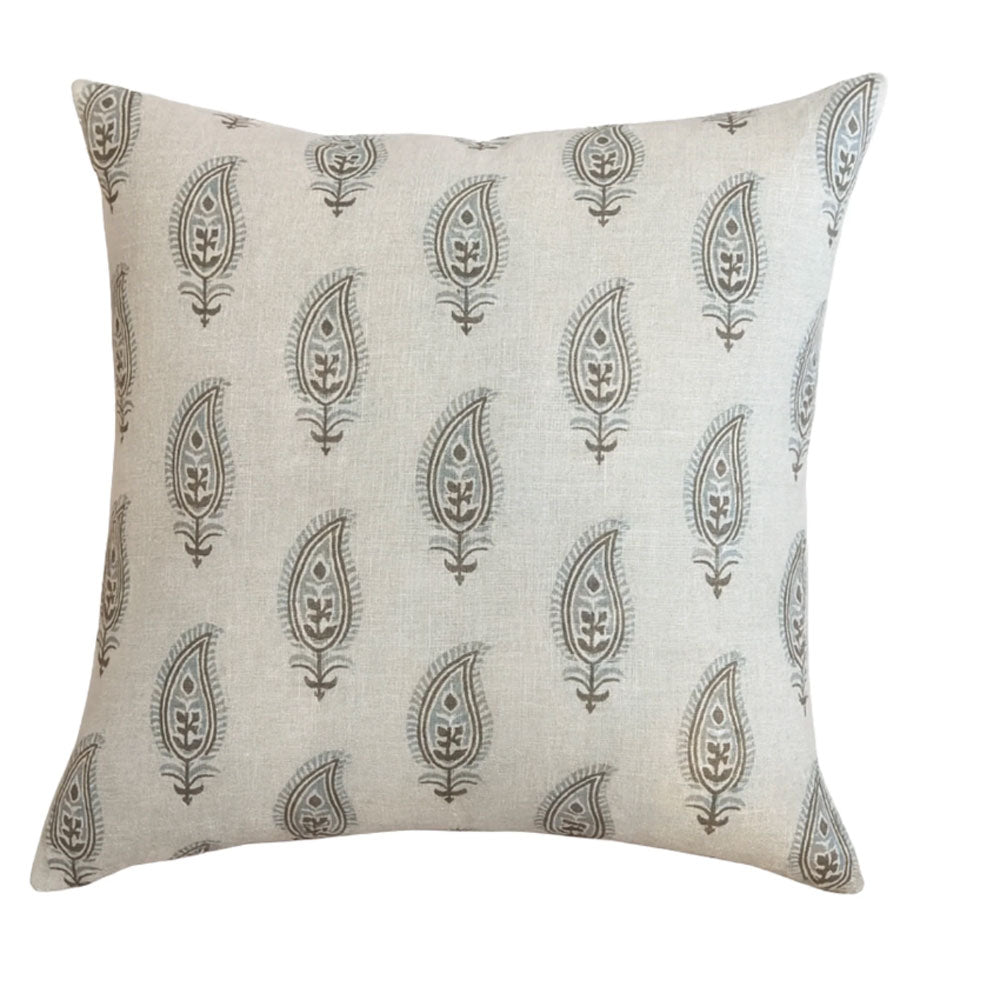 Decorative pillow with a pattern on a white background