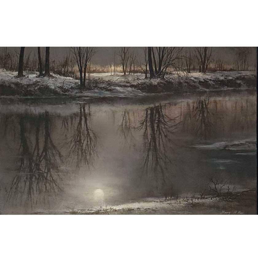 Vermont Moonlight -Oil Painting 24x36