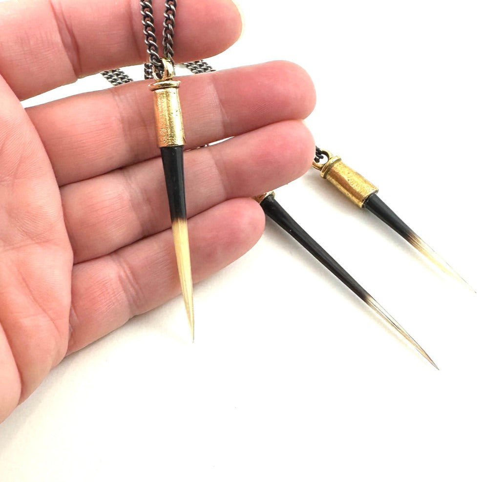 Short Porcupine Quill Necklace