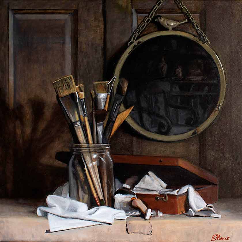 still life oil painting by VT artist Jane Manco