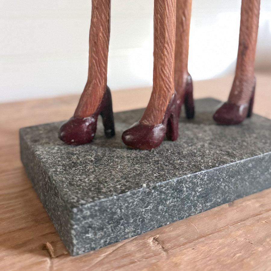 "Stella" -Hardwood Giraffe Sculpture