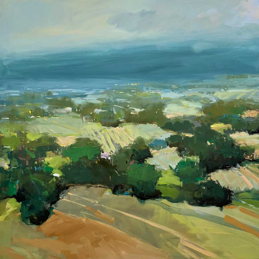 VT landscape painting by artist Julia Jensen