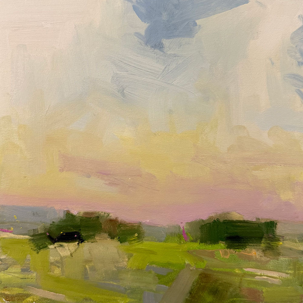 Coming Into View -Oil Painting 12x12