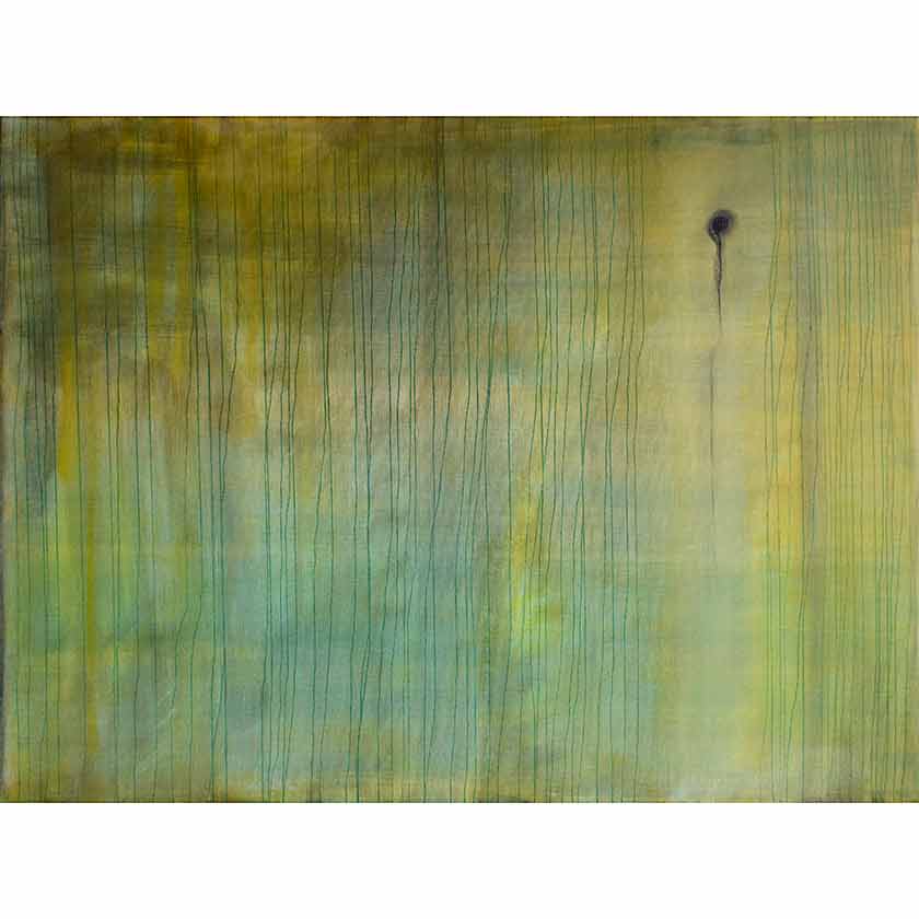 abstract mixed media painting by artist Katrin Waite