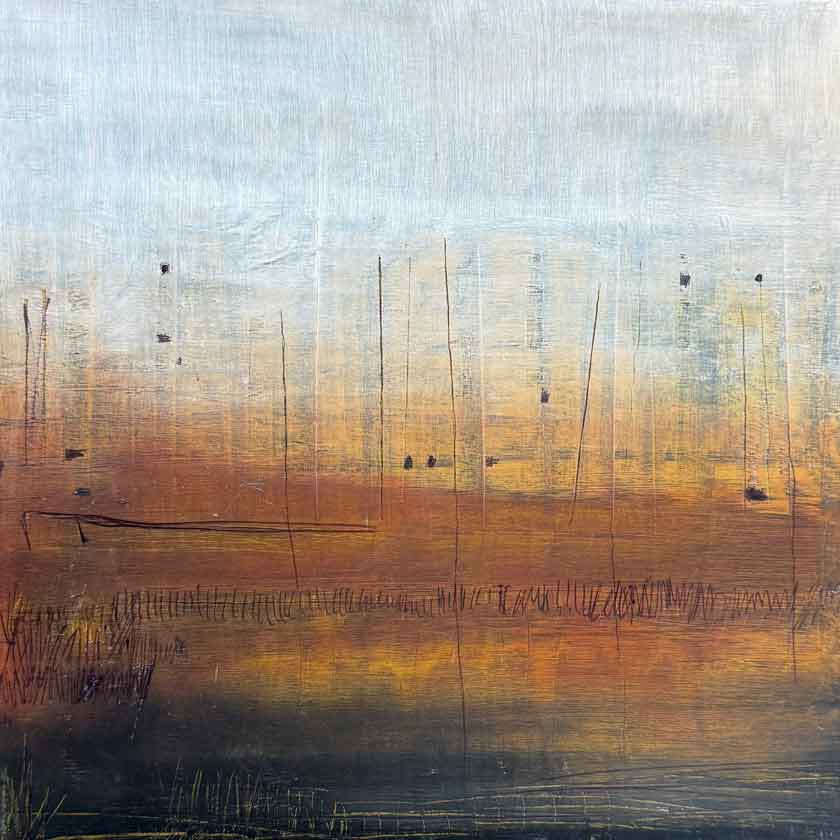 Fine art mixed media by artist Katrin Waite