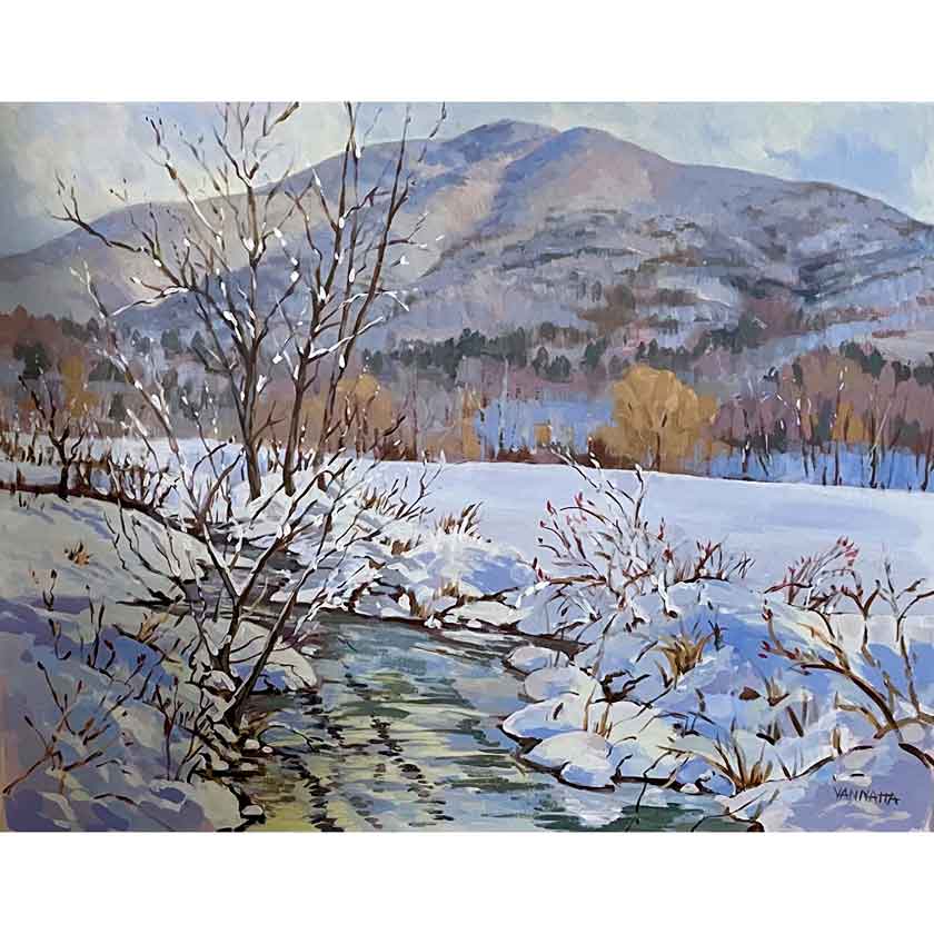 Valley View Vermont -Acrylic Painting 18x24