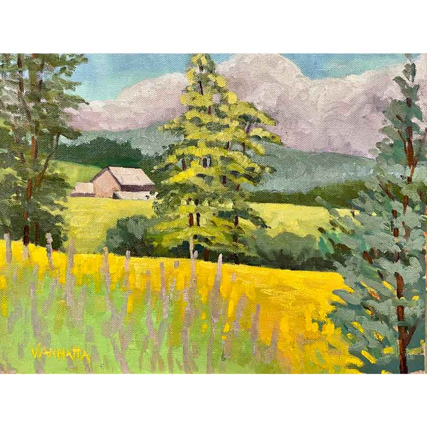 VT landscape painting by Lynn VanNatta
