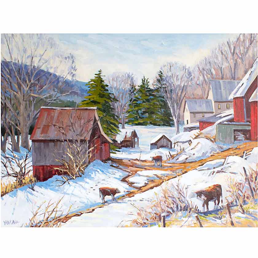 VT landscape oil painting by Lynn VanNatta