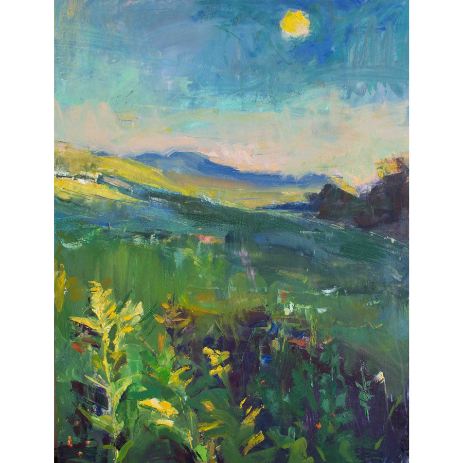 Moon Meets the Meadow -Oil Painting 24x18