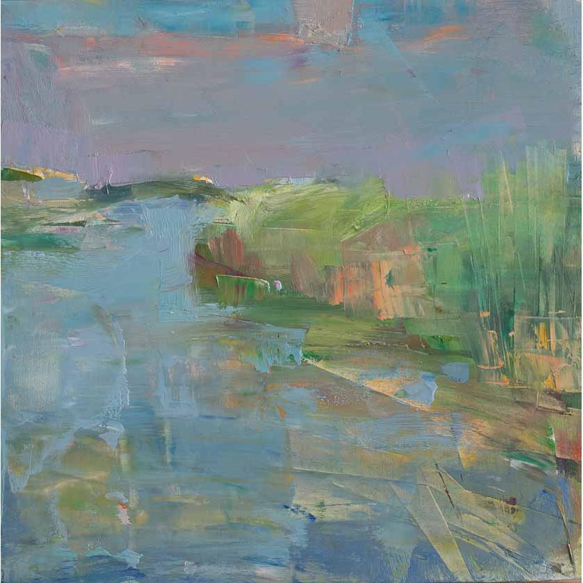 Soft Landing -Oil Painting 12x12