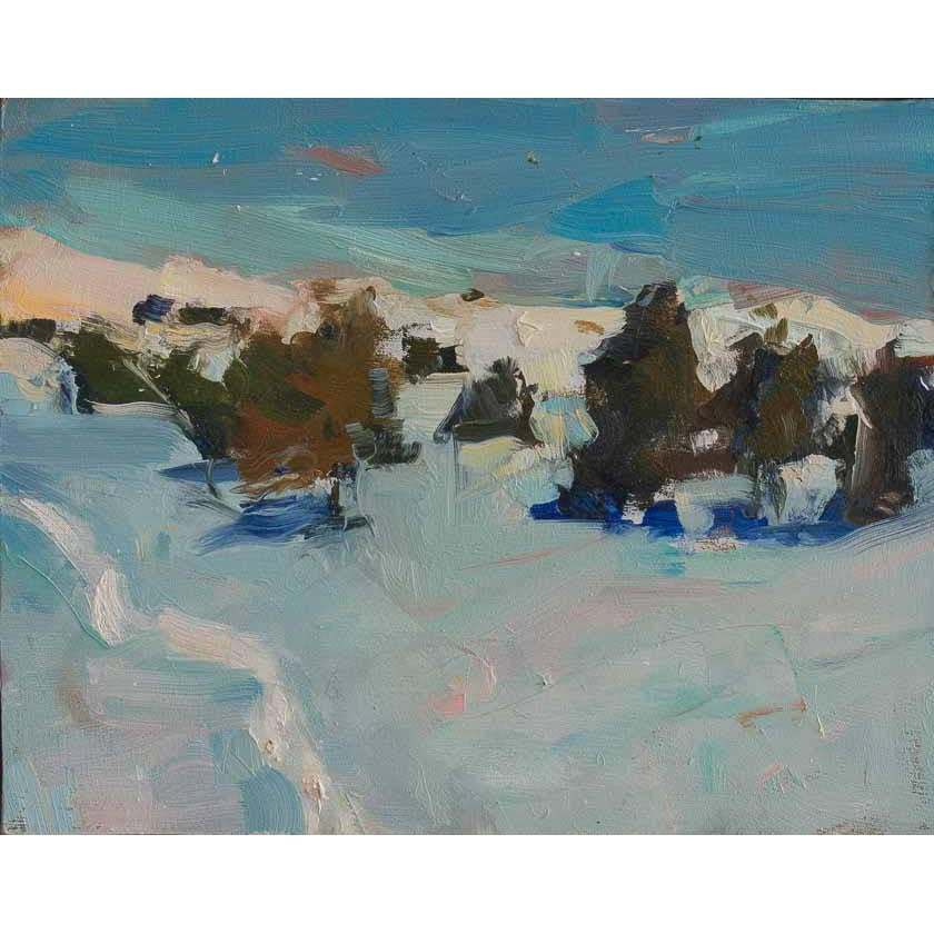 Secret Path-Oil Painting 8x10